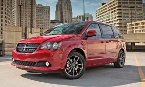 Dodge Grand Caravan parked.